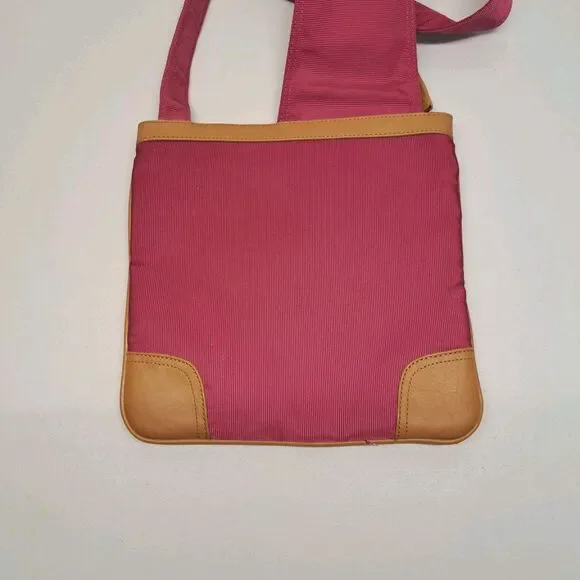 MAGGI B - Cross Body Bag Pink/Tan - Picture 2 of 5